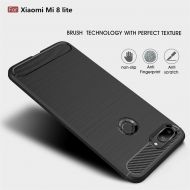 Anti Shock гръб Carbon за Xiaomi MI 8 Lite, Черен