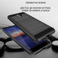 Anti Shock гръб Carbon за Nokia 3.1 2018, Черен