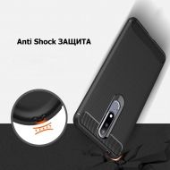 Anti Shock гръб Carbon за Nokia 3.1 Plus 2018, Черен