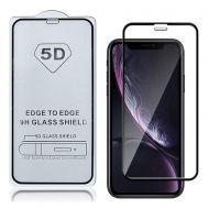 5D Стъклен протектор, Full Glue Cover за IPhone XR (6,1"), Черен