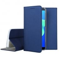 Кожен калъф Flip Book Smart за Huawei Y5 2018, Син