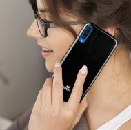 Луксозен гръб Jelly Mercury Goospery за Samsung A505 Galaxy A50, Черен