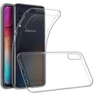 Ултра тънък силиконов гръб за Samsung A705 Galaxy A70, Прозрачен