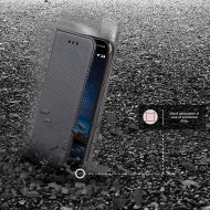 Кожен калъф Flip Book Smart за Nokia 4.2, Черен