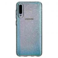 Силиконов гръб Lily Crystal Glitter за Samsung A505 Galaxy A50, Черен прозрачен