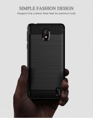 Anti Shock гръб Carbon за Nokia 1 Plus, Черен