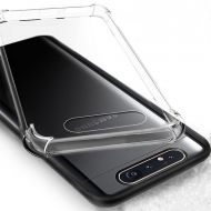Anti Shock силиконов гръб за Samsung A805 Galaxy A80, Прозрачен