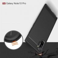 Anti Shock гръб Carbon за Samsung N975 Galaxy Note 10 Plus, Черен