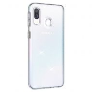 Силиконов блестящ гръб Lily Crystal Glitter за Samsung A202 Galaxy A20e, Прозрачен