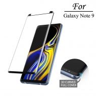 3D Стъклен протектор Full Cover (case friendly) за Samsung N960 Galaxy Note 9, Черен