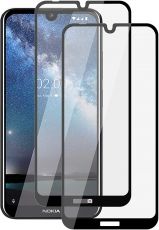 5D Premium Class стъклен протектор Full Glue Cover за Nokia 2.2, Черен