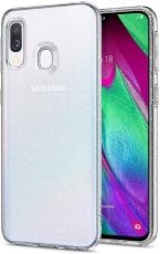 Силиконов гръб Lily Crystal Glitter за Samsung A405 Galaxy A40, Прозрачен