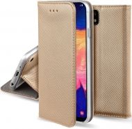 Кожен калъф Flip Book Smart за Samsung A105/M105 Galaxy A10/M10, Златен