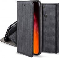 Кожен калъф Flip Book Smart за Xiaomi Redmi Note 8T, Черен