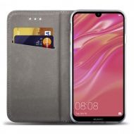 Кожен калъф Flip Book Smart за Huawei Y7 2019, Златен