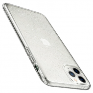 Силиконов блестящ гръб Lily Crystal Glitter за IPhone 11 Pro Max, Прозрачен