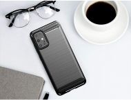 Anti Shock гръб Carbon за Samsung Galaxy S20 Plus, Черен