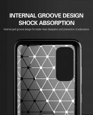 Anti Shock гръб Carbon за Samsung G980 Galaxy S20, Черен