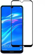 5D Стъклен протектор Smart Glass Gorilla Full Cover за Huawei Y5 2019, Черен