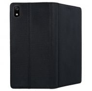 Кожен калъф Flip Book Smart за Xiaomi Redmi 7A, Черен