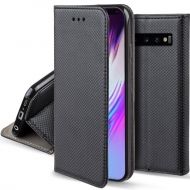 Кожен калъф Flip Book Smart за Samsung G970 Galaxy S10E, Черен