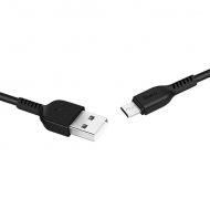 USB кабел HOCO Flash X20 Micro USB 2m., Бял