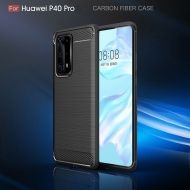 Anti Shock гръб Carbon за Huawei P40 Pro, Черен