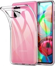 Ултра тънък силиконов гръб за Samsung A715 Galaxy A71, Прозрачен