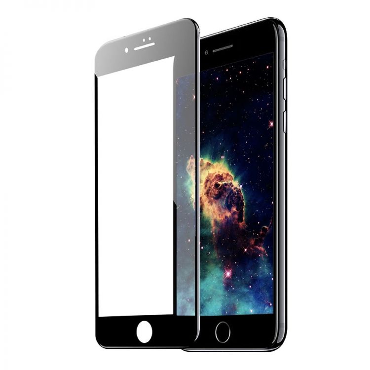 5D Стъклен протектор Hard Glass Full Glue Cover за Iphone 7/8, Черен